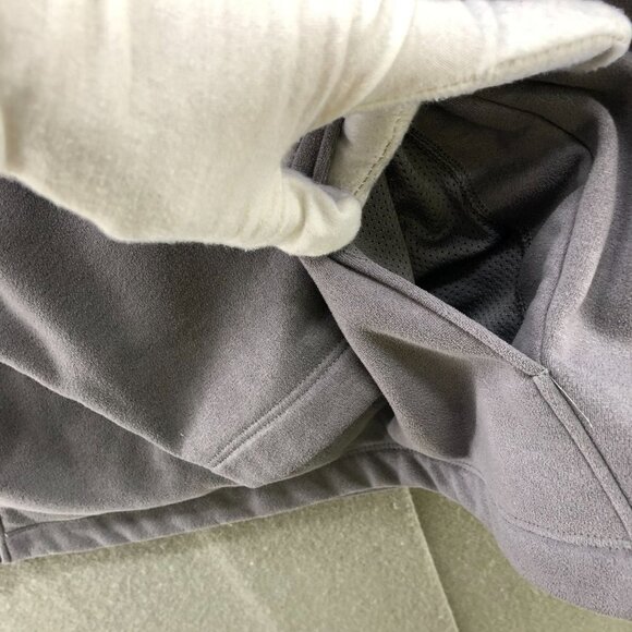 Under Armour Fleece Pullover Womens M 1/2 Zip Gray Loose Mock Neck Sweatshirt - Picture 6 of 12